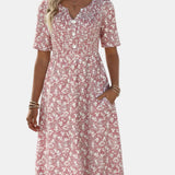 Carmen | Vestido midi floral suelto y ligero
