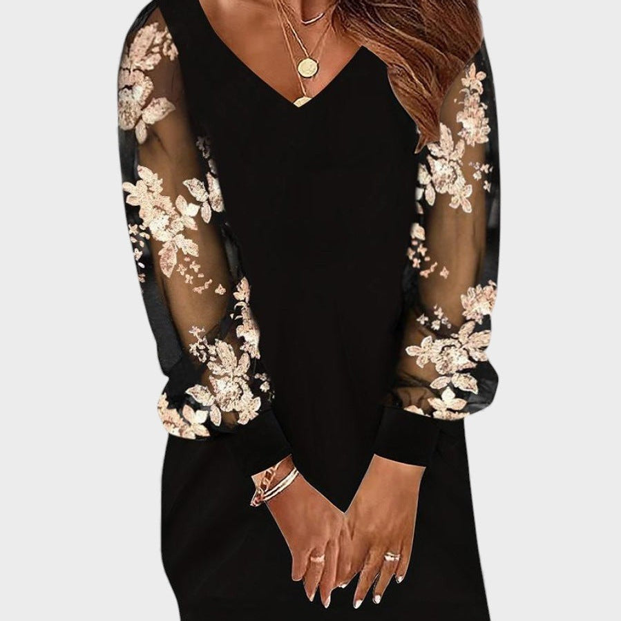 Lola™ | Vestido con mangas de encaje