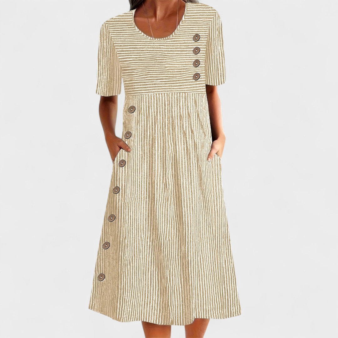 Camila™ | Vestido de verano a rayas
