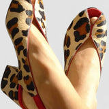 Louison | Zapatillas con estampado de leopardo