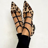 Ludovica™ | Zapatos con estampado animal y cintas sutiles