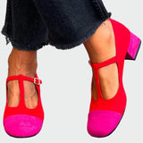 Eva VisokoElegantes Cómodos Zapatos MaryJane TBar