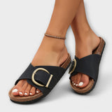 Margie - Medias de corcho con hebillas