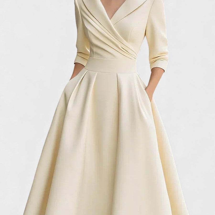 Clara™ | Vestido de satén elegante