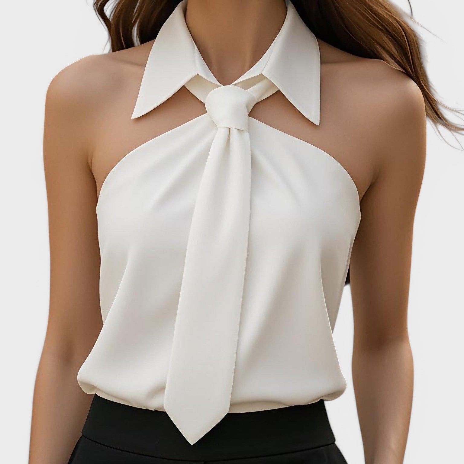 Lucía™ | Blusa halter elegante