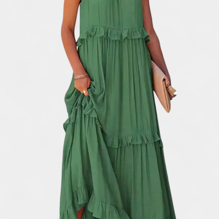 Vestido Monica de Comodidad Atemporal con Frescura Natural