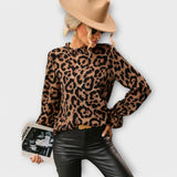 Kayla - Camisa de leopardo