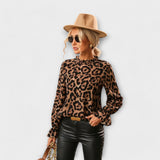 Kayla - Camisa de leopardo