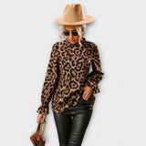 Kayla - Camisa de leopardo