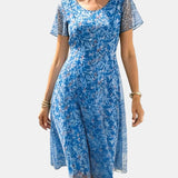 Ana | Vestido midi floral suelto y ligero