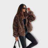 Milda - Chaqueta de Leopardo