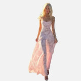 Vestido Maxi de Encaje – Vestido Elegante y Romántico para Mujeres