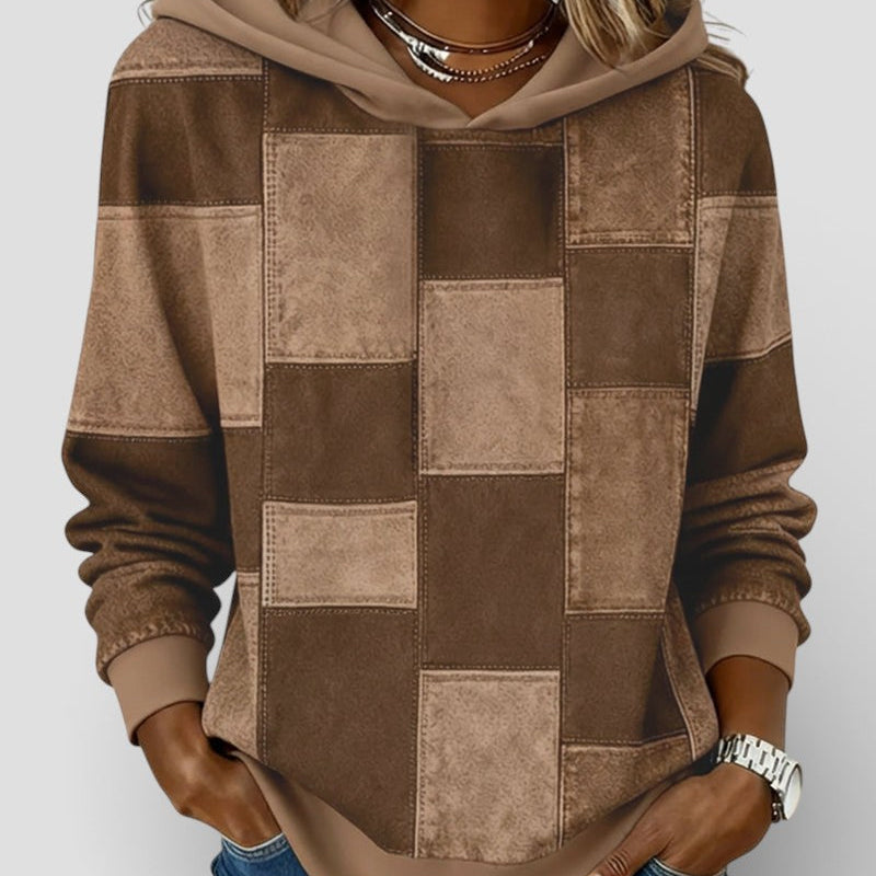 Lucía™ | Sudadera a cuadros con capucha
