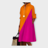 Elegante vestido polo de material premium