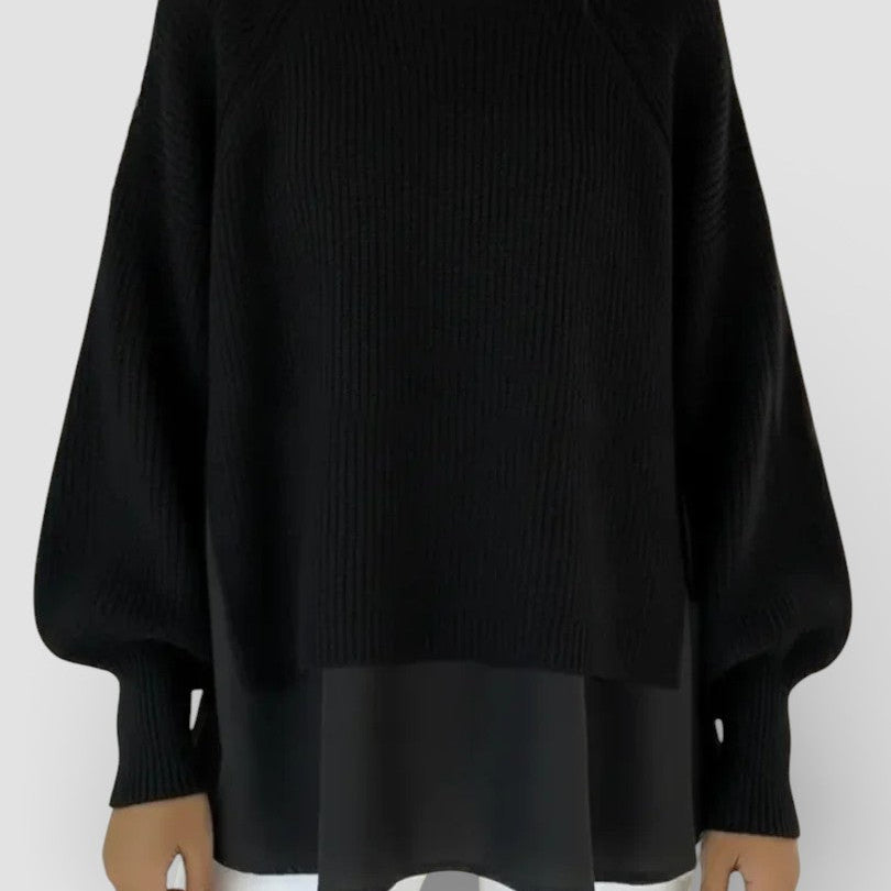 Adela™ | Jersey de punto efecto capas