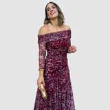 Dana - Vestido con hombros descubiertos