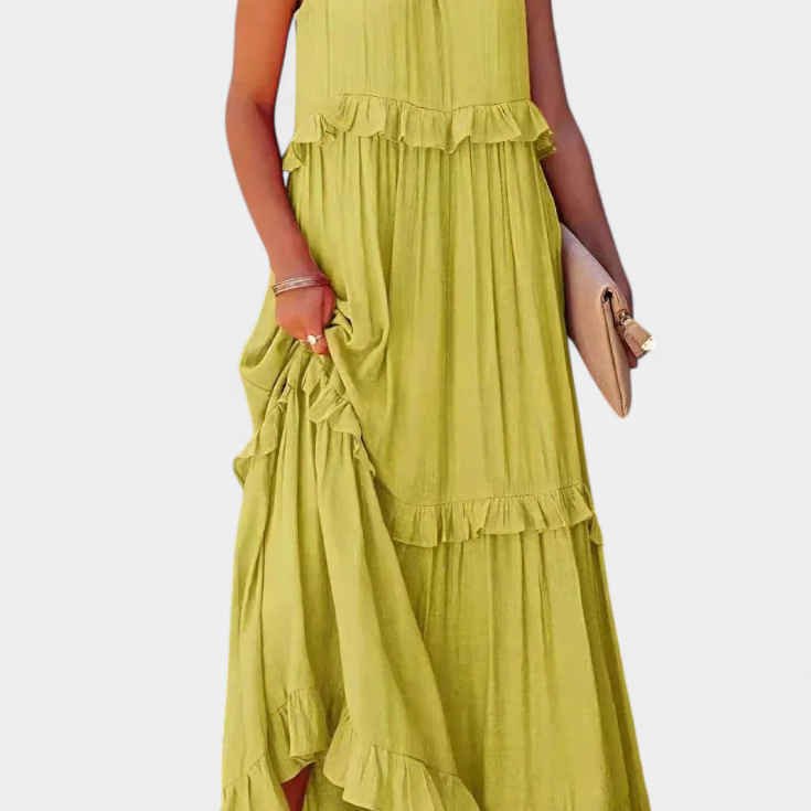 Vestido Monica de Comodidad Atemporal con Frescura Natural