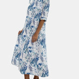 Emma | Vestido midi floral suelto y ligero