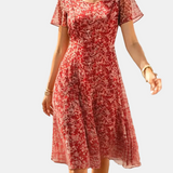 Ana | Vestido midi floral suelto y ligero
