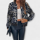 Raquel - Chaqueta Elegante de Estampado de Leopardo