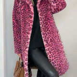 LEIA - Saco Largo y Suave con Estampado de Leopardo