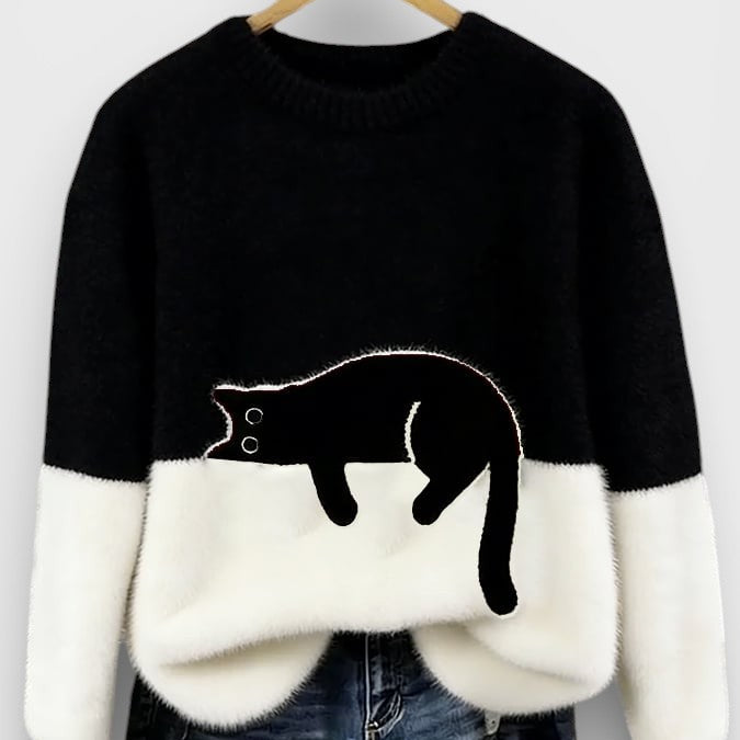 Luna™ | Sudadera con gráfico de gato