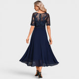 Irene™ | Vestido midi de encaje elegante