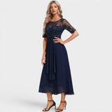 Irene™ | Vestido midi de encaje elegante
