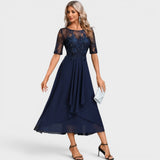 Irene™ | Vestido midi de encaje elegante