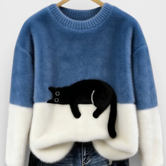 Luna™ | Sudadera con gráfico de gato