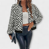 Raquel - Chaqueta Elegante de Estampado de Leopardo