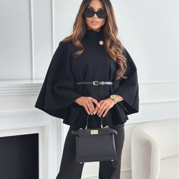 Alinne – Chaqueta tipo Papillon con cinturón que eleva tu estilo
