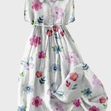 Vestido de flores de primavera