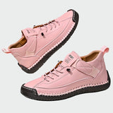 Zapatos ortopédicos de cuero con cuello bajo