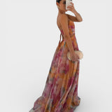 Valeria™ | Vestido maxi floral elegante