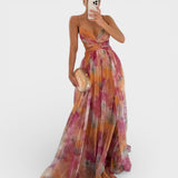 Valeria™ | Vestido maxi floral elegante