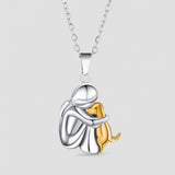 Collar con colgante para amantes de los perros