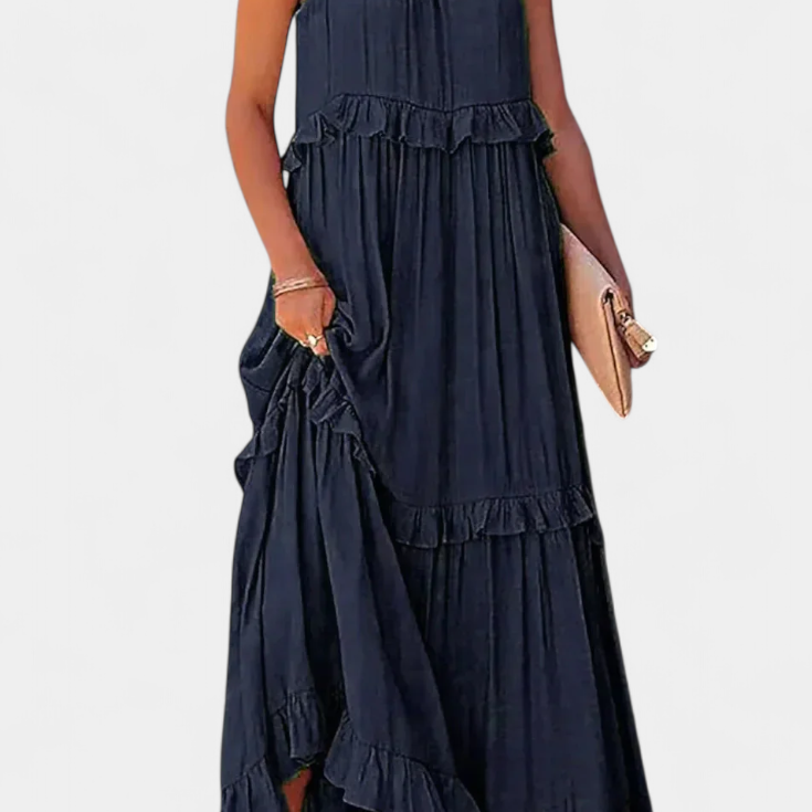 Vestido Monica de Comodidad Atemporal con Frescura Natural