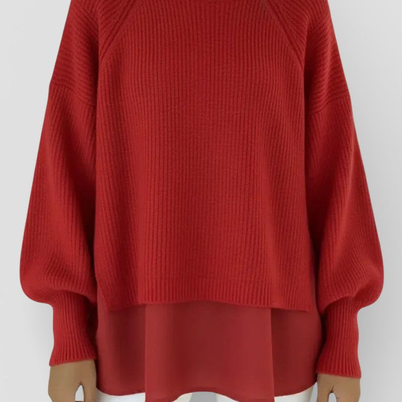 Adela™ | Jersey de punto efecto capas