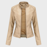 Verónica™ | Chaqueta de cuero casual