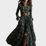 Evelyn - Vestido Camisero Clásico Elegante