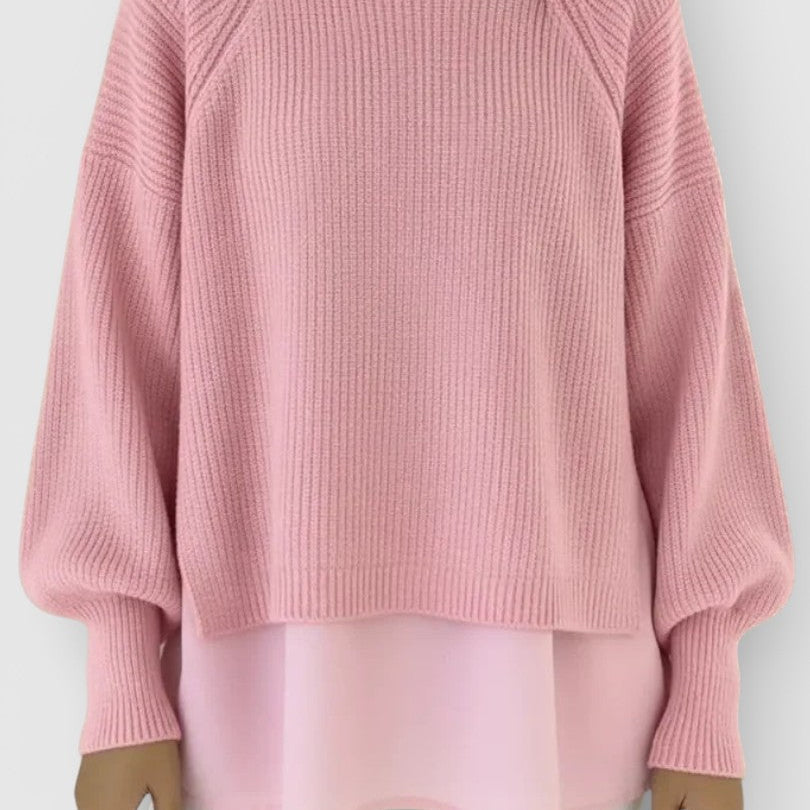 Adela™ | Jersey de punto efecto capas