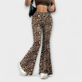 Pantalones Bootcut Leopardine