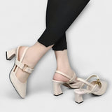 Courtney - Elegantes tacones ortopédicos cómodos