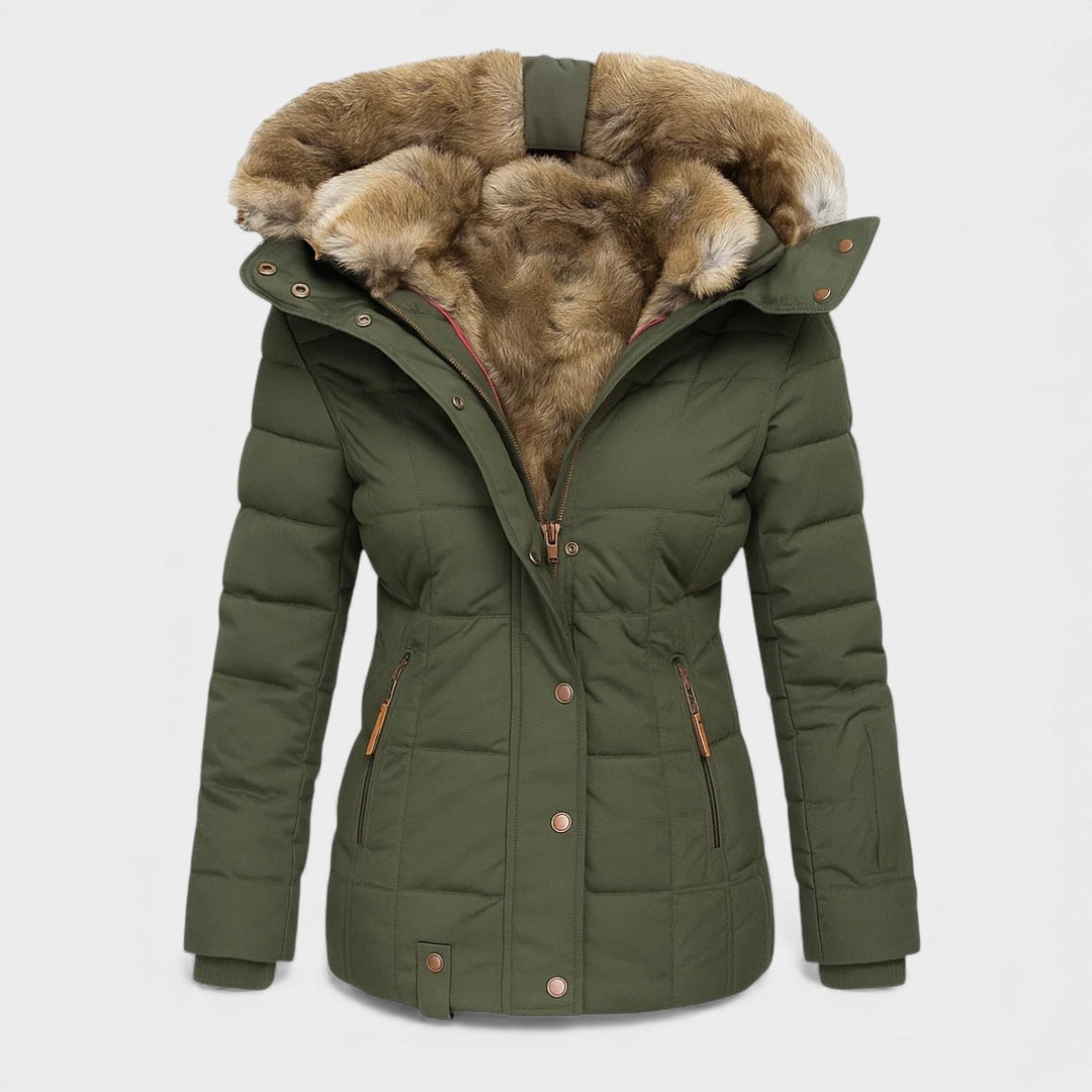 Alba™ | Abrigo de invierno con forro de pelo