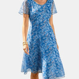 Ana | Vestido midi floral suelto y ligero