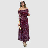 Dana - Vestido con hombros descubiertos