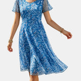 Ana | Vestido midi floral suelto y ligero