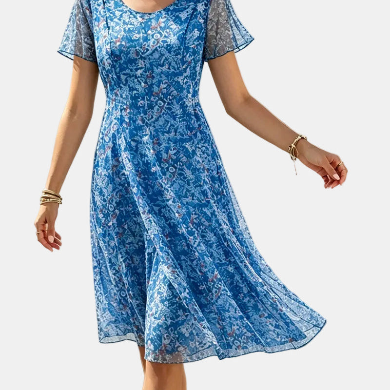 Ana | Vestido midi floral suelto y ligero