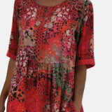 Paula | Vestido midi floral suelto y ligero